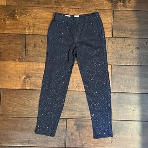 Gap Girls XSmall (4-5) Blue Sparkle Leggings